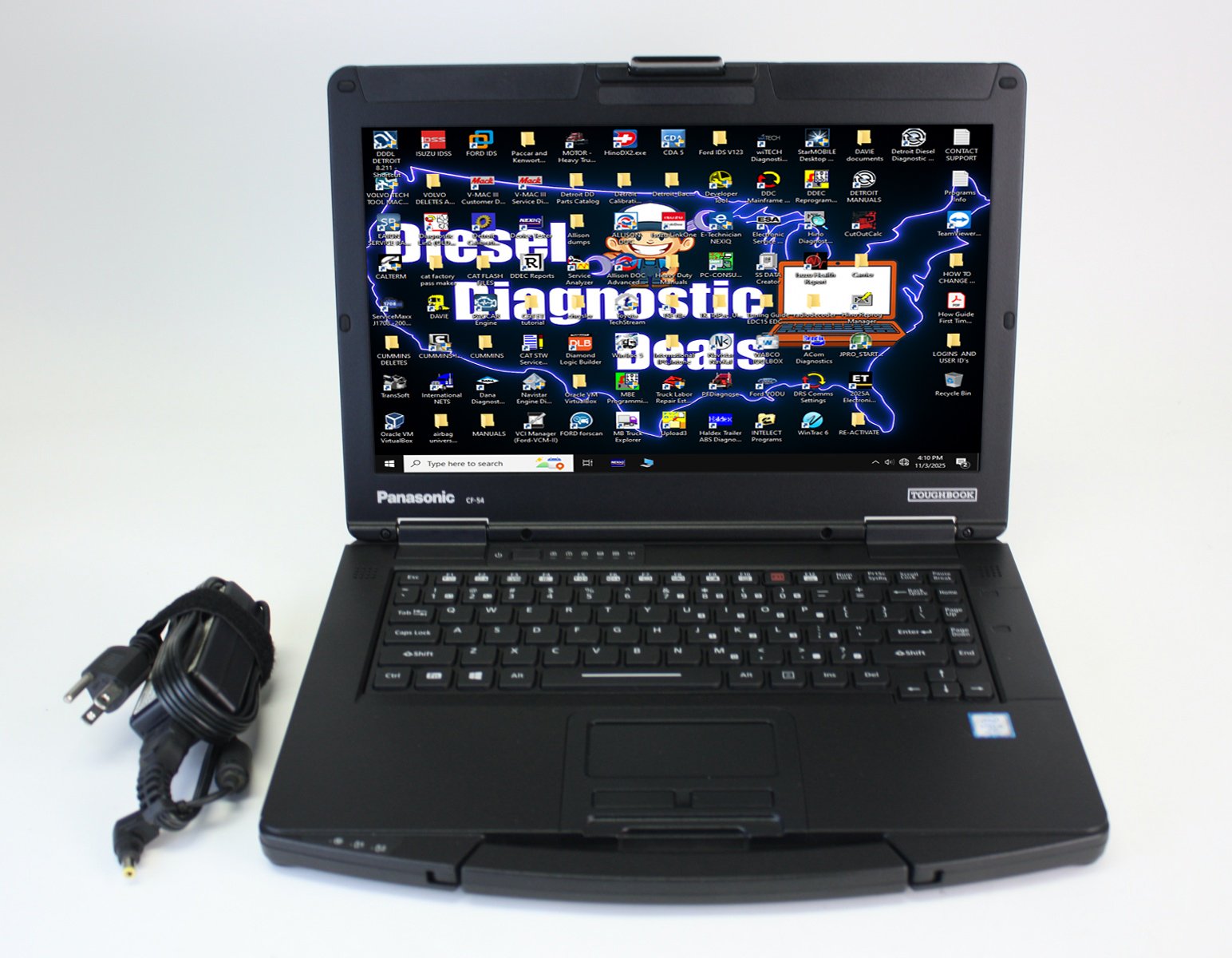 Truck tuner diesel Diagnostic laptop scanner Diesel laptop Toughbook CF-54 2025